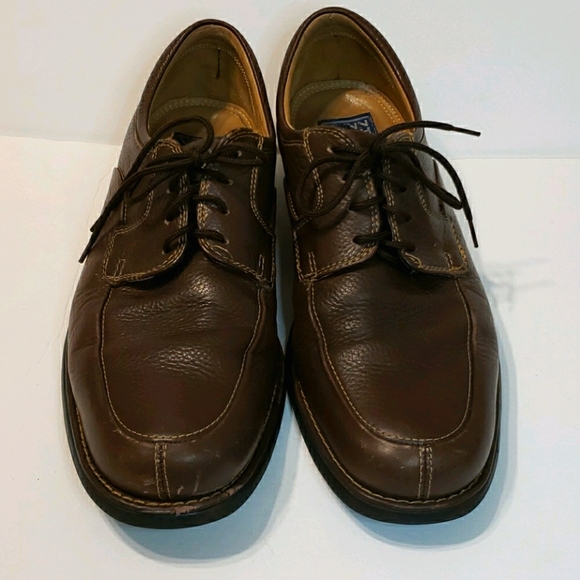 Nunn Bush Other - Nunn Bush Casual Men's Brown Leather Lace-Up Oxford Size 10.5 M